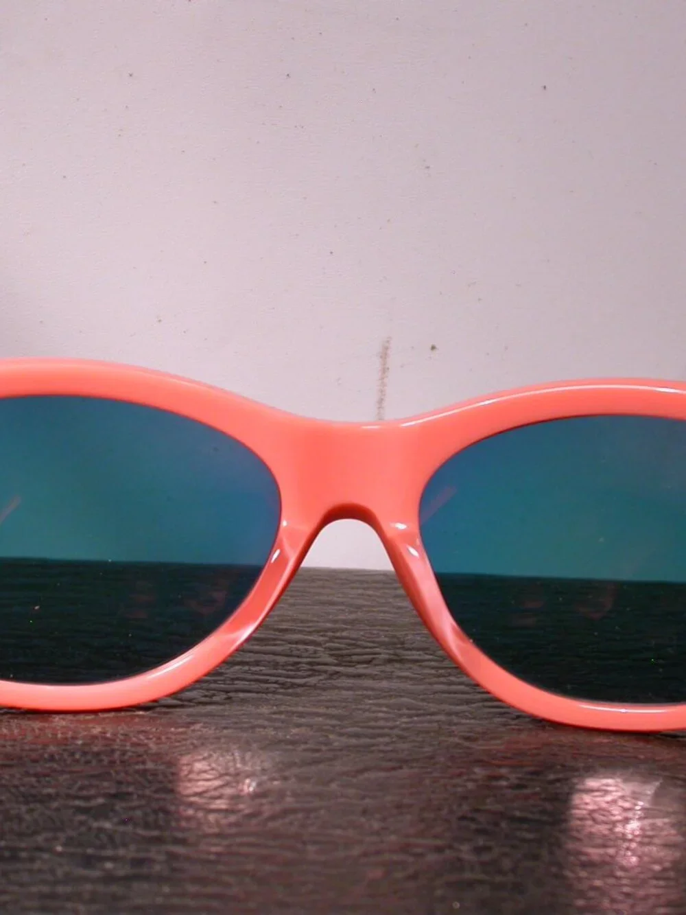Crap Hot Lava Funk Daddy Peach Pink Modern Shades Sunglasses CLEAN